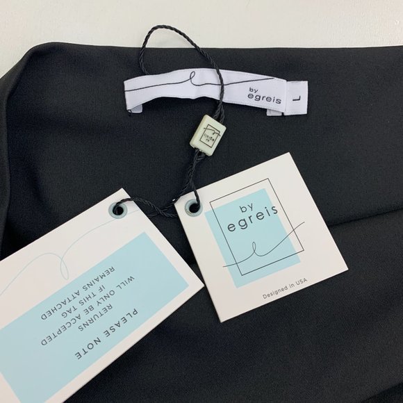 NWT BY EGREIS Black GIANNIA Pull On Pockets Leggings - Picture 2 of 9